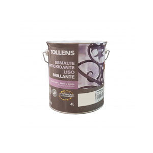 TOLLENS ESMALTE ANTIOXIDANTE LISO BRILLANTE BLANCO 4L