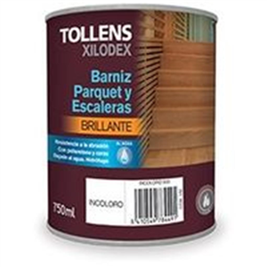TOLLENS BARNIZ PARQUET AGUA BRILLANTE INCOLORO 750ml