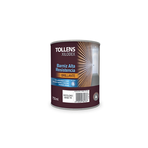 TOLLENS BARNIZ ALTA RESISTENCIA BRILLANTE ROBLE EURO AL AGUA 750ml