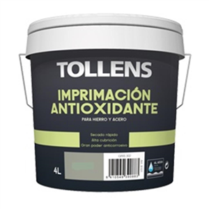 TOLLENS IMPRIMACION ANTIOXIDANTE AL DISOLVENTE GRIS 750ml