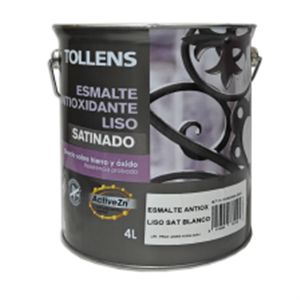 TOLLENS ESMALTE ANTIOXIDANTE LISO SATINADO BLANCO 4L