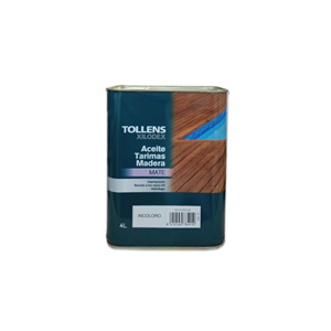 TOLLENS ACEITE TARIMA MADERA INCOLORO 4Lts.