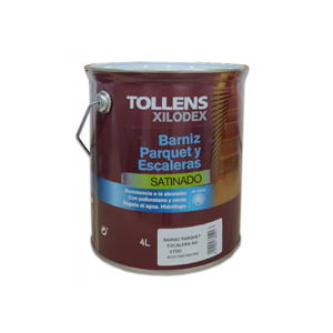 TOLLENS BARNIZ PARQUET AGUA SATINADO INCOLORO 4L