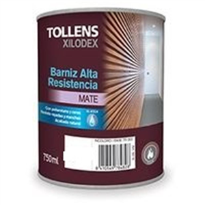 TOLLENS BARNIZ ALTA RESISTENCIA AL AGUA MATE INCOLORO B TR 750ml