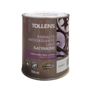 TOLLENS ESMALTE ANTIOXIDANTE LISO SATINADO BLANCO 750ml