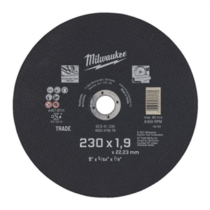 DISCO CONTRACTOR EE 230 1.9MM MILWAUKEE