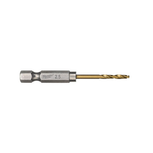 BROCA METAL SHOCKWAVE RED HSS 2.5MM 2uds
