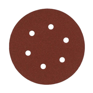 DISCO DE LIJA 150MM CON FIJACION RAPIDA 8 ORIF. - 180 GR 10u MILWAUKEE