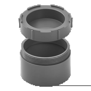 XX+TAPON MACHO CON REGISTRO PVC 160