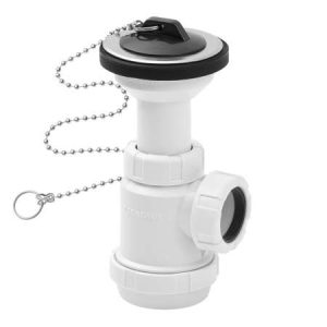SIFON BOTELLA MINI EXTENSIBLE 1 1/2-ø40 C/VALVULA CAD. ø70