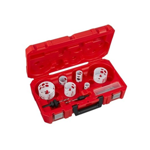 ESTUCHE BROCAS 10 MILWAUKEE 49-22-4201 10pc Electricians Bi-Metal Hole Saw Kit USA