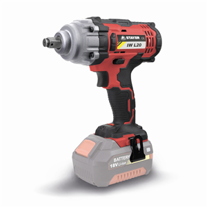 SET LLAVE IMPACTO 1/2" 18V+2 BAT. 4Ah STAYER