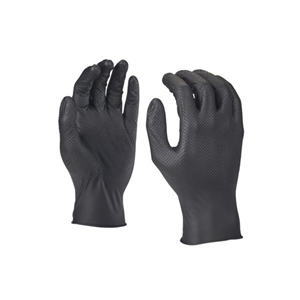 GUANTE DESECHABLE NITRILO GRIP T10 50UND MILWAUKEE