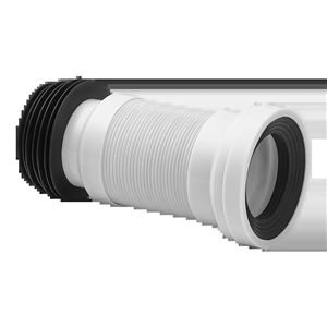 MANGUITO INODORO ACODADO ORIENTABLE Y FLEXIBLE