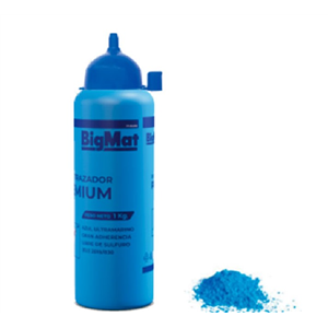 POLVO TRAZADOR TIRALINEAS BIGMAT PREMIUM AZUL 1KG