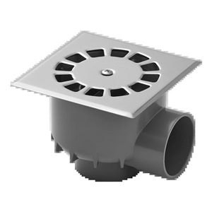 SUMIDERO PVC SIFONICO VH 10x10 50-40 INOX