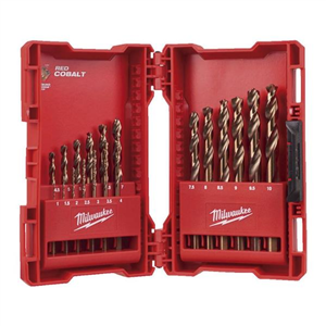 ESTUCHE BROCAS COBALTO MILWAUKEE 19 pc