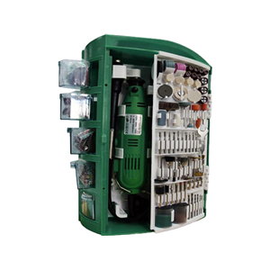 MULTIHERRAMIENTA COMPACTA MULTI DRILL130 + 200 ACCESORIOS STAYER