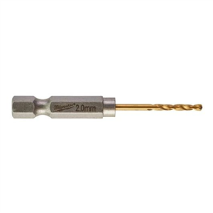 BROCA METAL SHOCKWAVE RED HSS 2MM 2uds