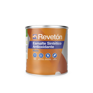REVETON ESMALTE SINTETICO MATE NEGRO 750ml