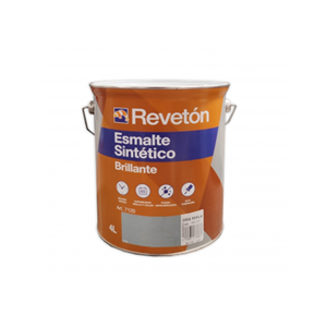 REVETON ESMALTE SINTETICO BRILLANTE GRIS PERLA 4L