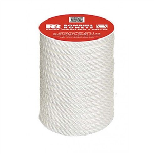 CARRETE CUERDA CABLEADA POLIPROPILENO 4C BLANCA 10mm 10M 1u