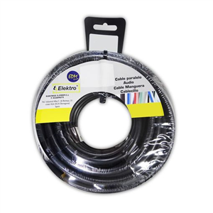 CARRETE CABLECILLO FLE IBLE 4MM NEGRO 50MTS. LIBRE-HALOGENOS