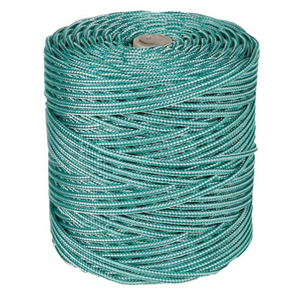 CORDON POLIPROPILENO ALMA TE TURADA VERDE/BLANCO 4mm 15M 1u