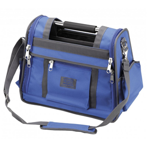 BOLSA DE NYLON CON ASA METÁLICA PORTA HERRAMIENTAS