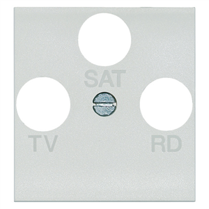 LUNA FRONTAL UNIVERSAL TV-R/SAT 2 MÓD BLANCO