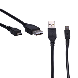 CABLE USB TIPO A MACHO A MINI USB 1,8M