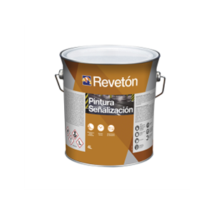 REVETON PINTURA DE SEÑALIZACION SATINADA BLANCA 4L