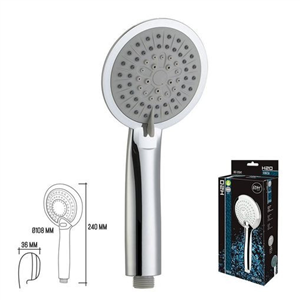 MANGO DUCHA MODERNO 3 FUNCIONES CROMADO 36 240MM