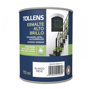 TOLLENS ESMALTE ALTO BRILLO BLANCO NIEVE 750ml