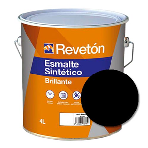 REVETON ESMALTE SINTETICO BRILLANTE NEGRO 750ml