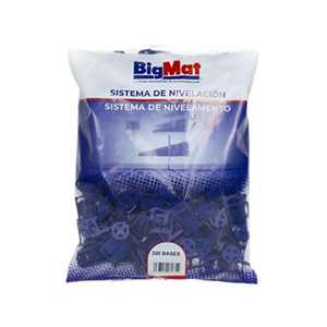 BOLSA 300 BASES BIGMAT 0,5MM NIVELACION 700U