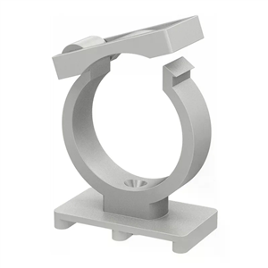 ABRAZADERA PLASTICA CLIC PVC 28 GRIS 1u