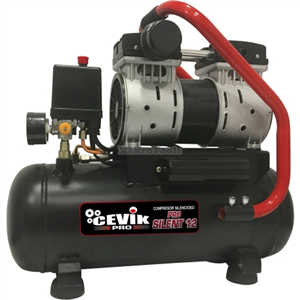 COMPRESOR SILENCIOSO 12LT 1HP CEVIK