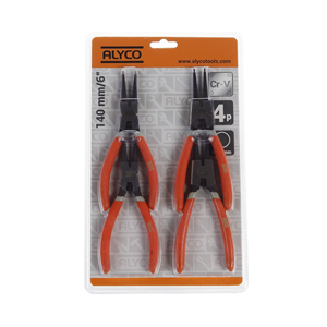 JUEGO 4 SEEGER 150MM BLISTER ALYCO ORANGE