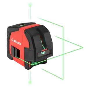 NIVEL LASER VERDE CON PLOMADA 180º 2 PLANOS 30M BELLOTA