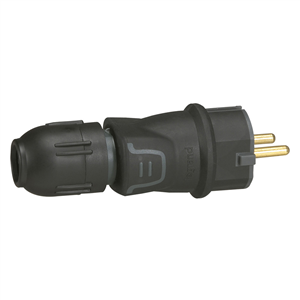 CLAVIJA 2P T 10/16 A CAUCHO NEGRA CON PRENSAESTOPA LEGRAND 050340