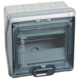 CAJA MODULAR ESTANCA IP65 PLE O?, 1 FILA DE 8 MÓDULOS