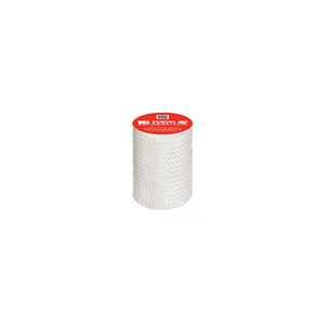 CARRETE CUERDA CABLEADA POLIPROPILENO 4C BLANCA 10mm - 25M 1u