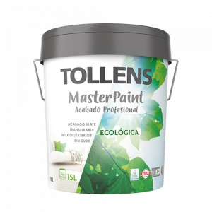 TOLLENS MASTERPAINT MATE BLANCO/BASE BL ECOLOGICA 15L