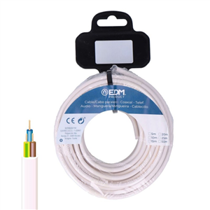 CARRETE MANGUERA TUBULAR 3 1MM BLANCA 10MTS