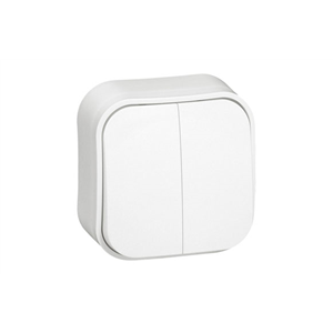 FORI IP21 CONMUTADOR DOBLE BLANCO