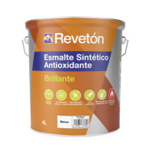 REVETON ESMALTE SINTETICO BRILLANTE BLANCO 4L