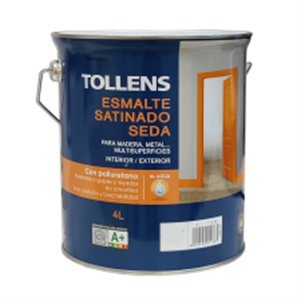 TOLLENS ESMALTE SATINADO SEDA BLANCO NIEVE 4L