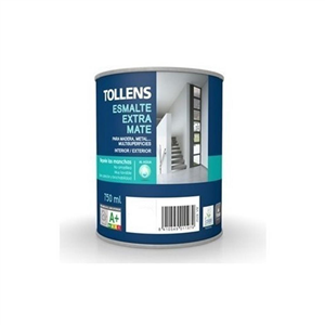 TOLLENS ESMALTE E TRA MATE NEGRO 750ml