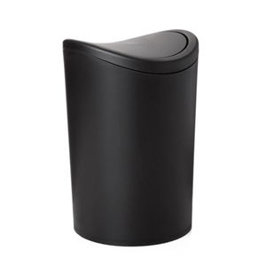 CUBO BAÑO BASCULANTE STD 6L NEGRO